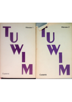 Tuwim Wiersze Tom 1 i 2