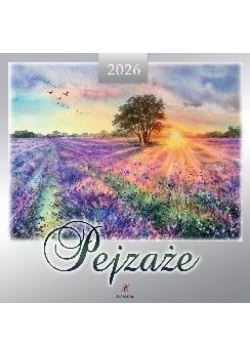 Kalendarz 2026 wieloplanszowy 33x33cm Pejzaże