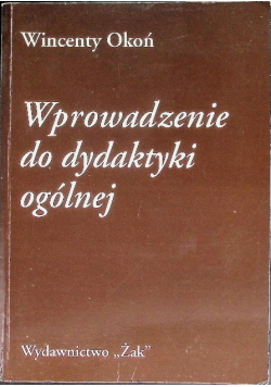 Wprowadzenie do dydaktyki ogólnej