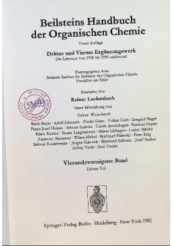Beilsteins Handbuch der Organischen Chemie