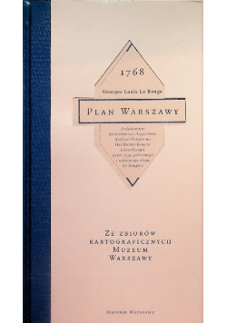 Plan Warszawy Ze zbiorów kartograficznych Muzeum Warszawy