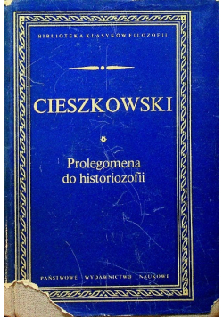 Prolegomena do historiozofii