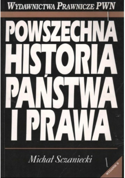 Powszechna historia państwa i prawa