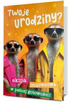 Karnet B6 Urodziny