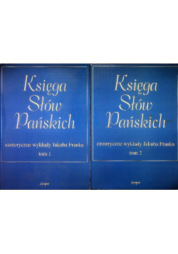 Księga Słów Pańskich Tom 1 i 2