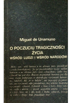 O poczuciu tragiczności życia. Wśród ludzi i wśród narodów