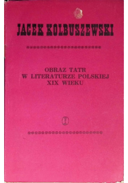 Obraz tatr w literaturze polskiej XIX wieku