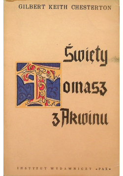 Święty Tomasz z Akwinu