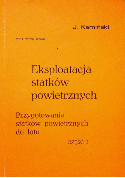 Eksploatacja statków powietrznych Część 1