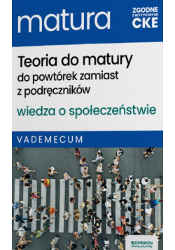 Matura 2025 Wiedza o społeczeństwie vademecum zakres rozszerzony