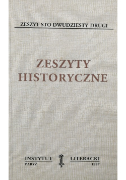 Zeszyty historyczne Zeszyt 122