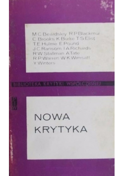 Nowa krytyka Antologia