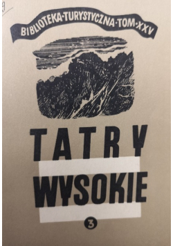 Tatry wysokie Tom XXV Część 3