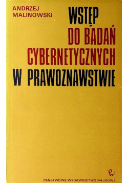 Wstęp do badań cybernetycznych w prawoznawstwie
