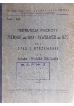 Instrukcja piechoty 1949 r.