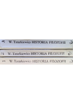 Historia filozofii Tom I do III