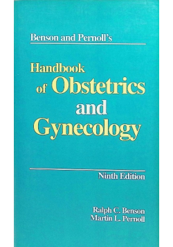 Benson and Pernoll's Handbook of Obstetrics & Gynecology