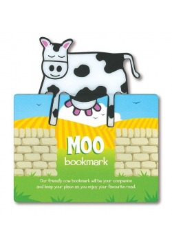 Zwierzęca zakładka do książki - Moo - Krowa