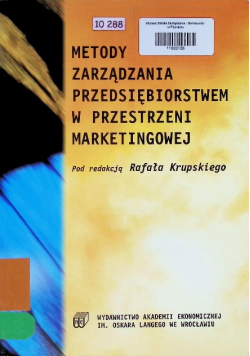 Metody zarządzania przedsiębiorstwem