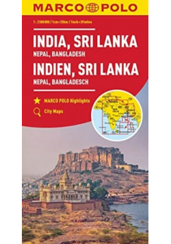India, Sri Lanka, Nepal, Bangladesh