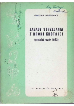 Zasady strzelania z broni krótkiej (Pistolet wzór 1933)