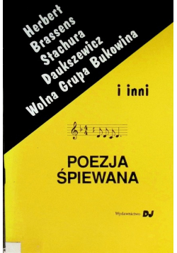 Herbert Brassens Stachura i inni Poezja śpiewana