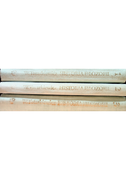Historia filozofii Tom 1 do 3