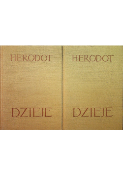 Herodot Dzieje Tom 1 i 2