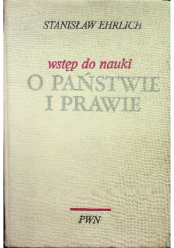 Wstęp do nauki o Państwie i prawie