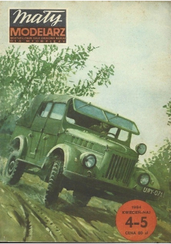 Mały modelarz Nr 4 - 5 Samochód terenowy Gaz 69M