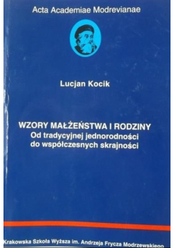 Wzory małżeństwa i rodziny