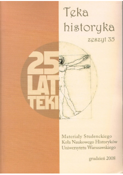 Teka historyka Zeszyt 35 Nr 1 / 08