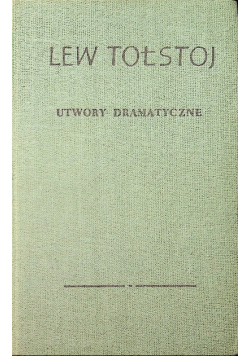 Tołstoj Utwory dramatyczne