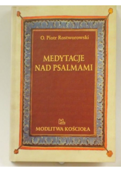 Medytacje nad Psalmami