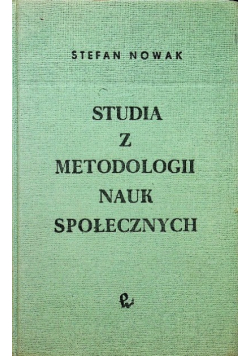Studia z metodologii nauk społecznych