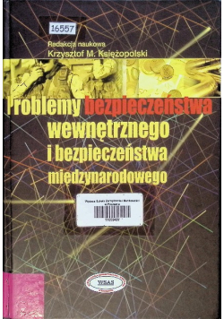 Problemy bezpieczeństwa wewnętrznego i międzynarodowego