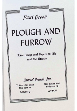 Plough And Furrow