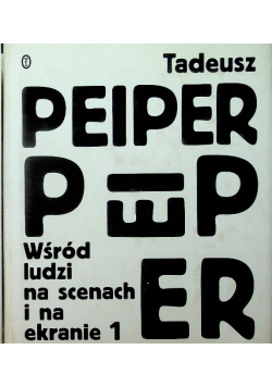 Wśród ludzi na scenach i na ekranie Tom 1