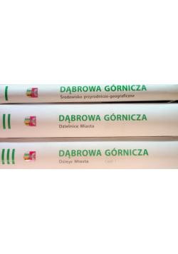 Dąbrowa Górnicza monografia Tom 1 do 3