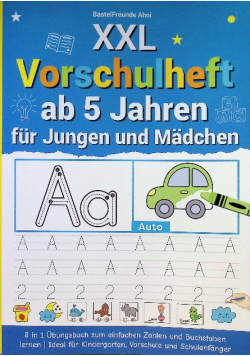 XXL Vorschulheft ab 5 Jahren fur Jungen und Madchen
