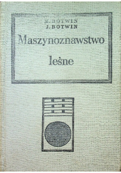 Maszynoznawstwo leśne