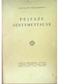 Pejzaże sentymentalne 1926 r.