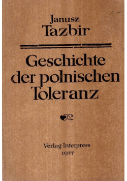 Geschichte der polnischen Toleranz