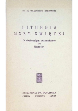 Liturgia Mszy Świętej