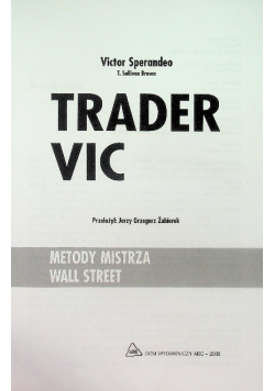 Trader Vic Metoda mistrza Wall Street