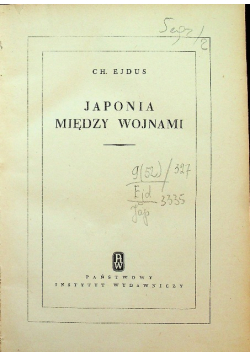 Japonia między wojnami 1950 r.