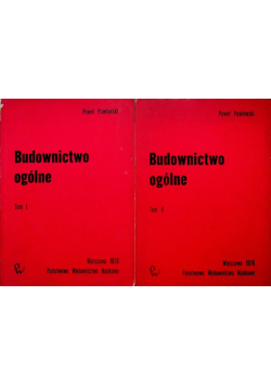 Budownictwo ogólne Tom 1 i 2