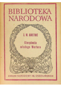 Cierpienia młodego Wertera