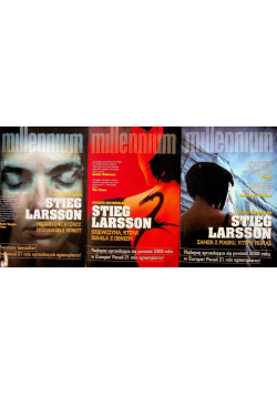 Larsson Trylogia Millenium Tom 1 do 3