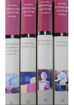 Historia literatury i kultury Polskiej Tom 1 do 4